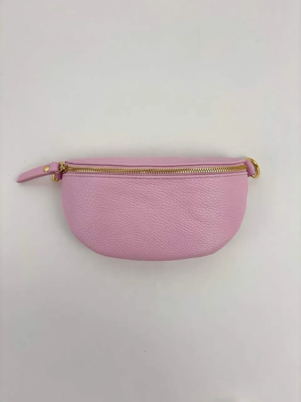 Amiek Ruby heuptas leer roze compact