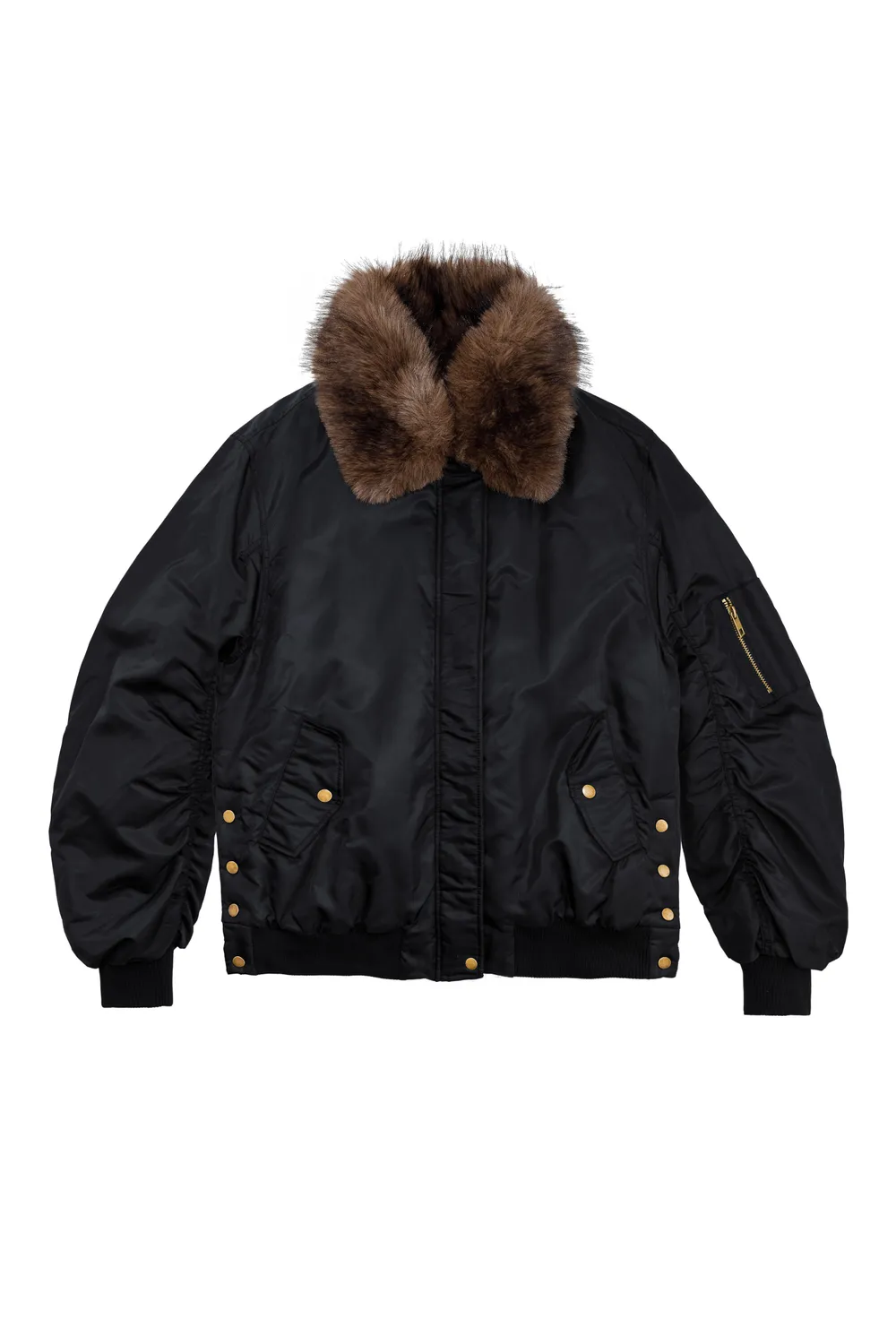 La Petite Etoile Naria bomber zwart oversize