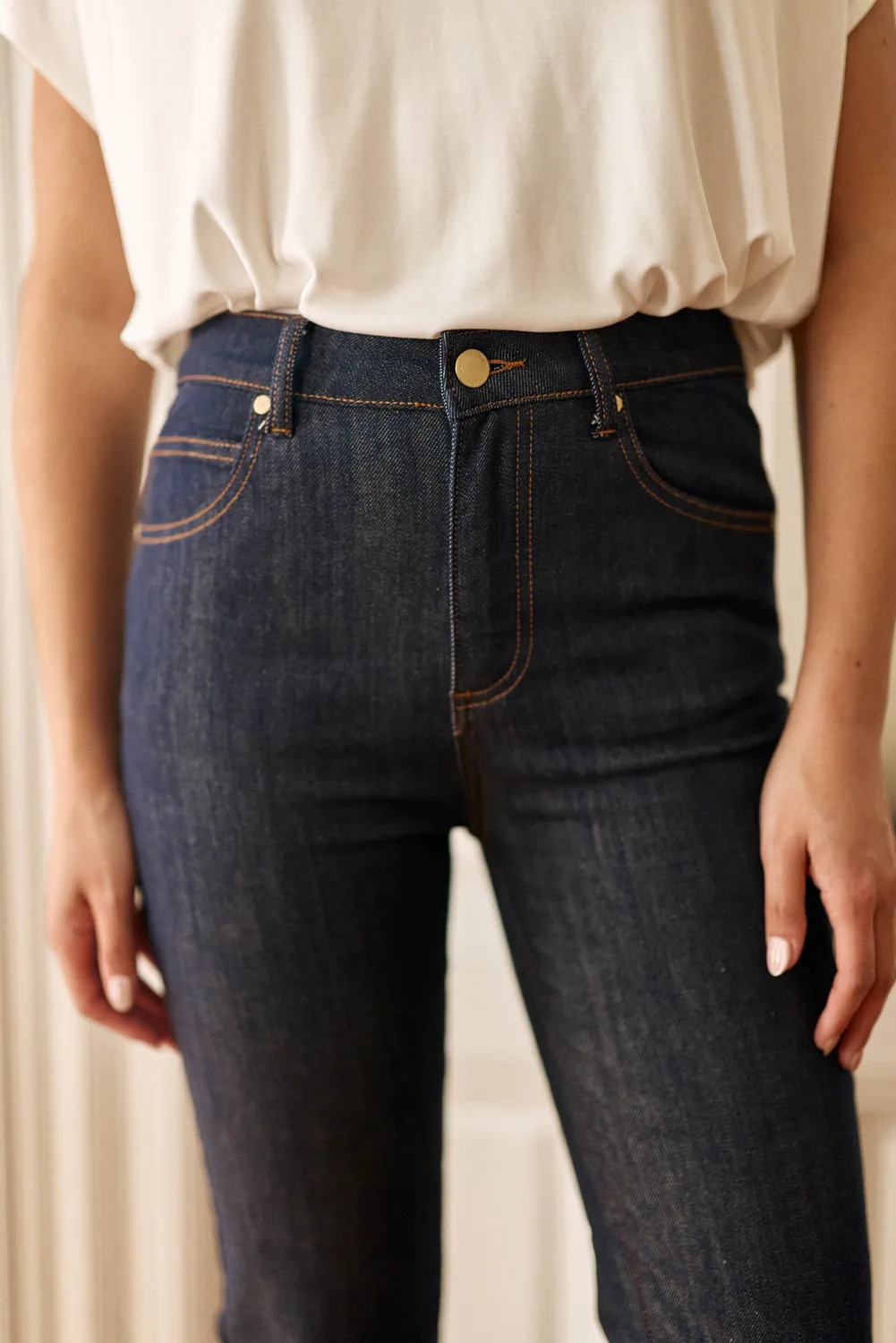 La Petite Etoile Brieg jeans slim brut denim