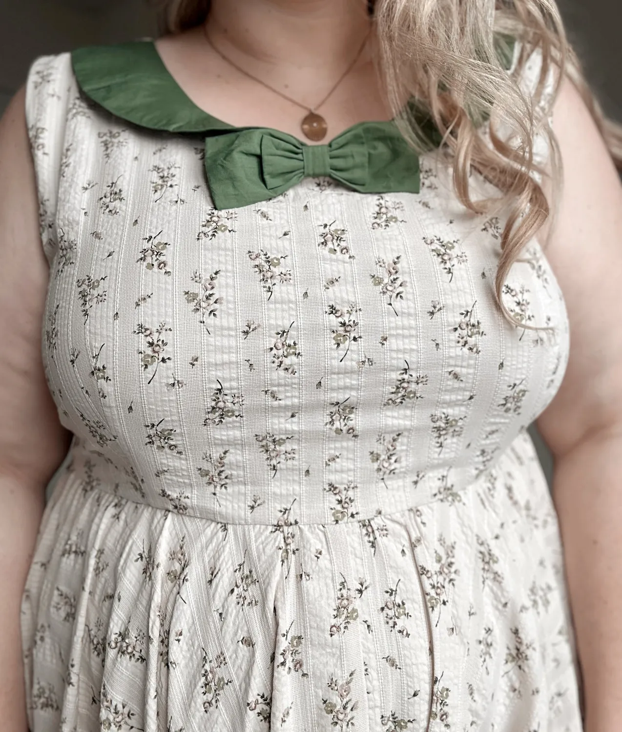 Tatyana Elizabeth Circle jurk antique floral katoen