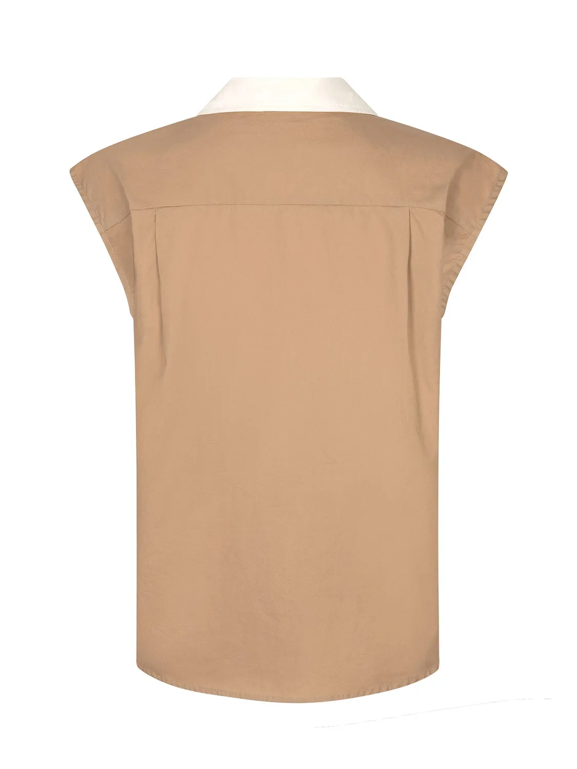 Amiek Bodine blouse bruin katoen