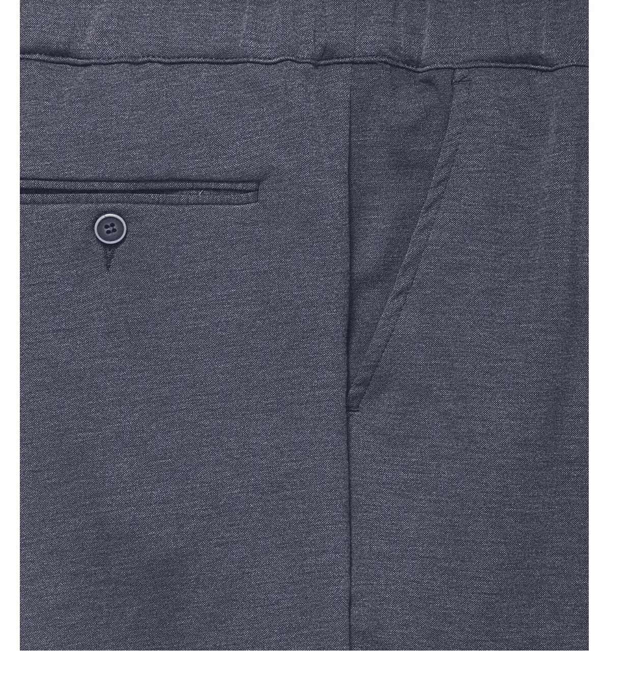 Seniorenkleding Weiden tricot herenpantalon blauw viscose