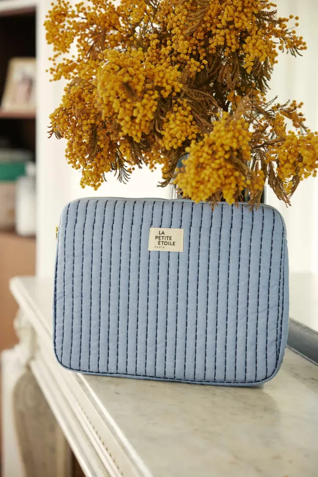 La Petite Etoile Neopol laptophoes blauw chambray