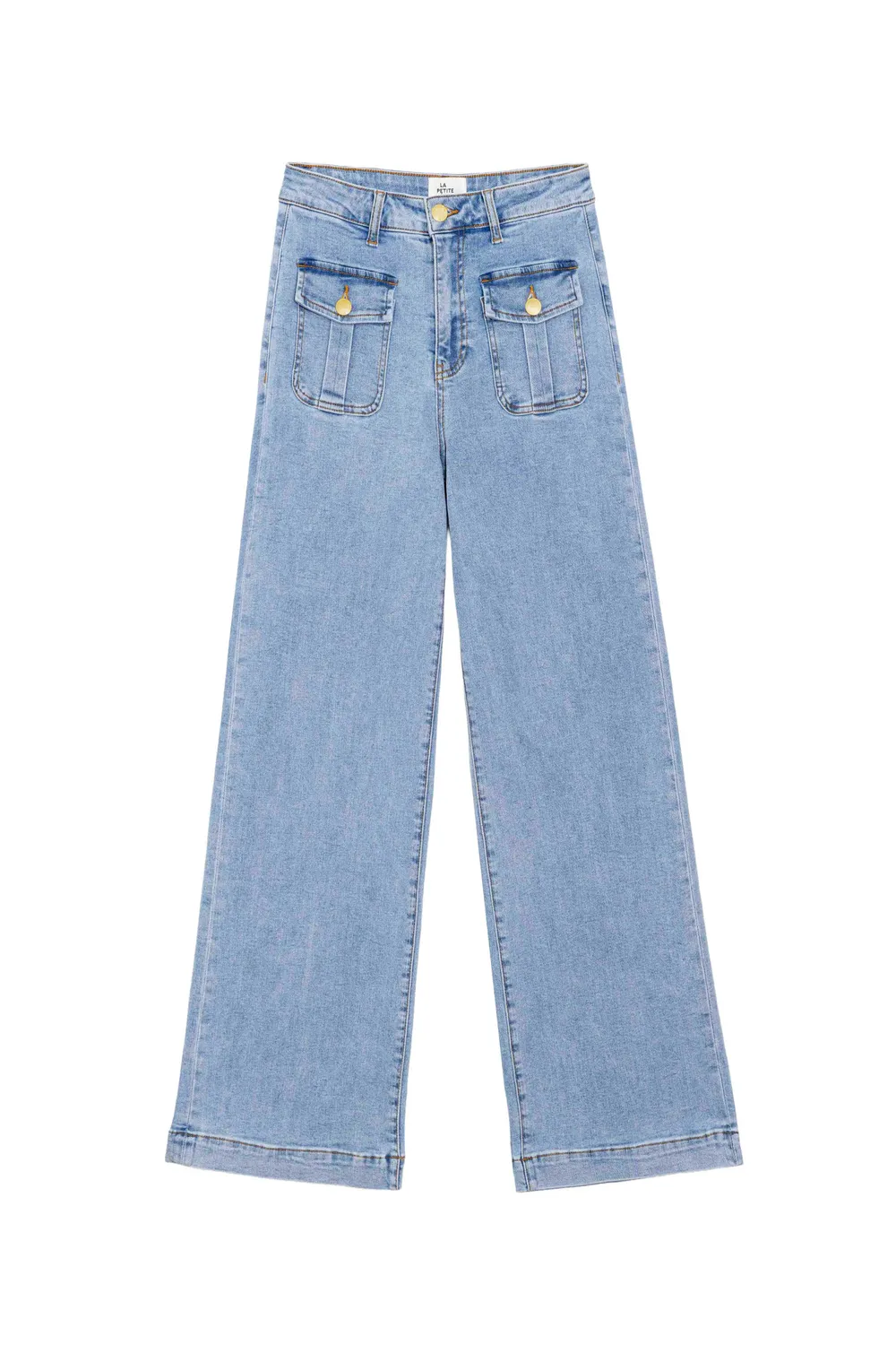 La Petite Etoile Atlantyno jeans wijd stone clair