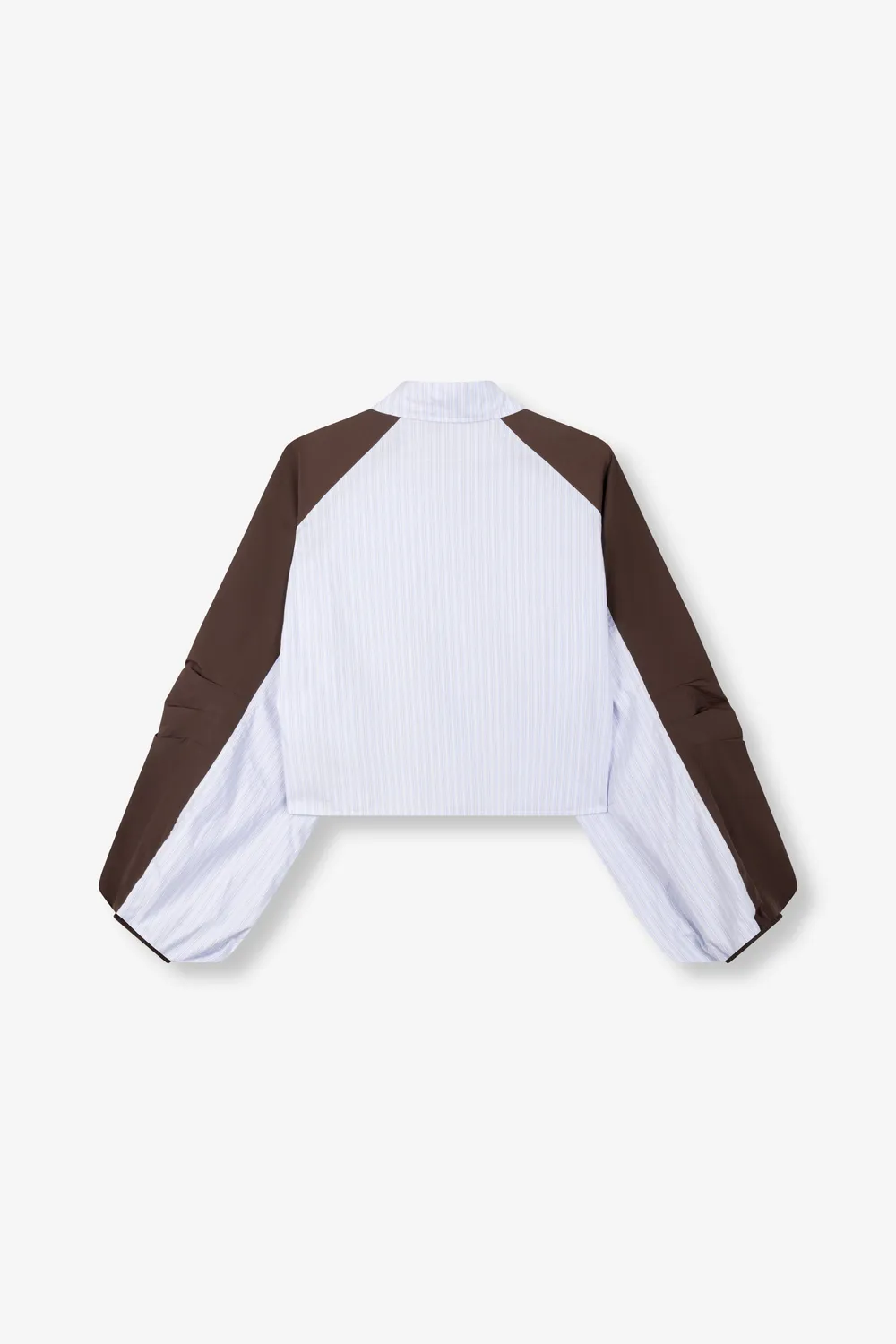 Amiek Noor blouse oversized lichtblauw streep