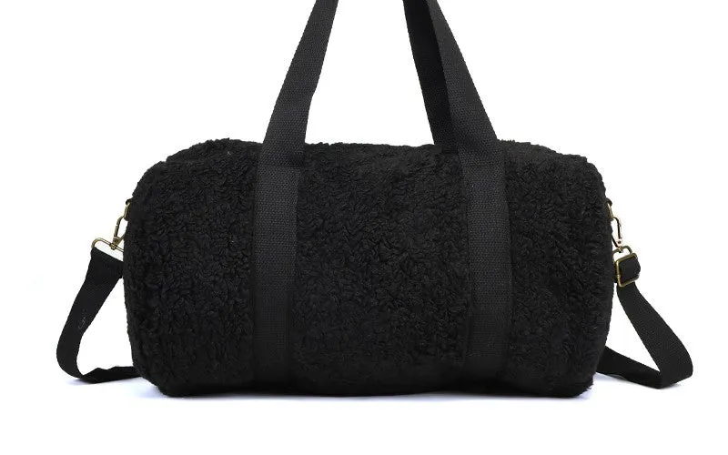 Amiek Portillo reistas zwart vegan leer 40 cm