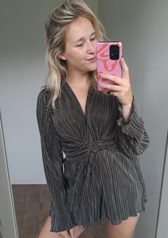 LOVEDRUNKY Playsuit groen khaki one size stretch