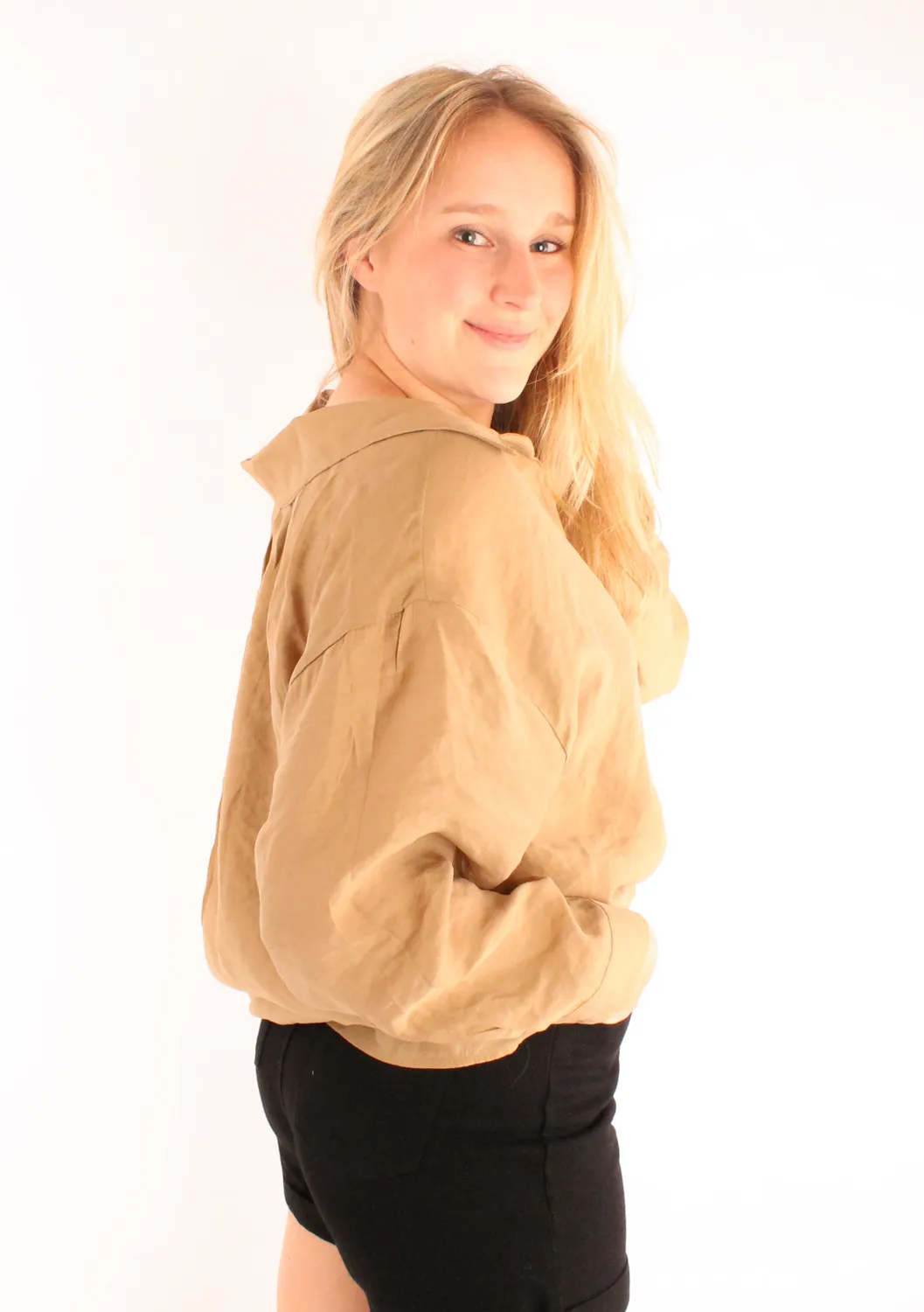 LOVEDRUNKY Blouse Oversized blouse camel one size