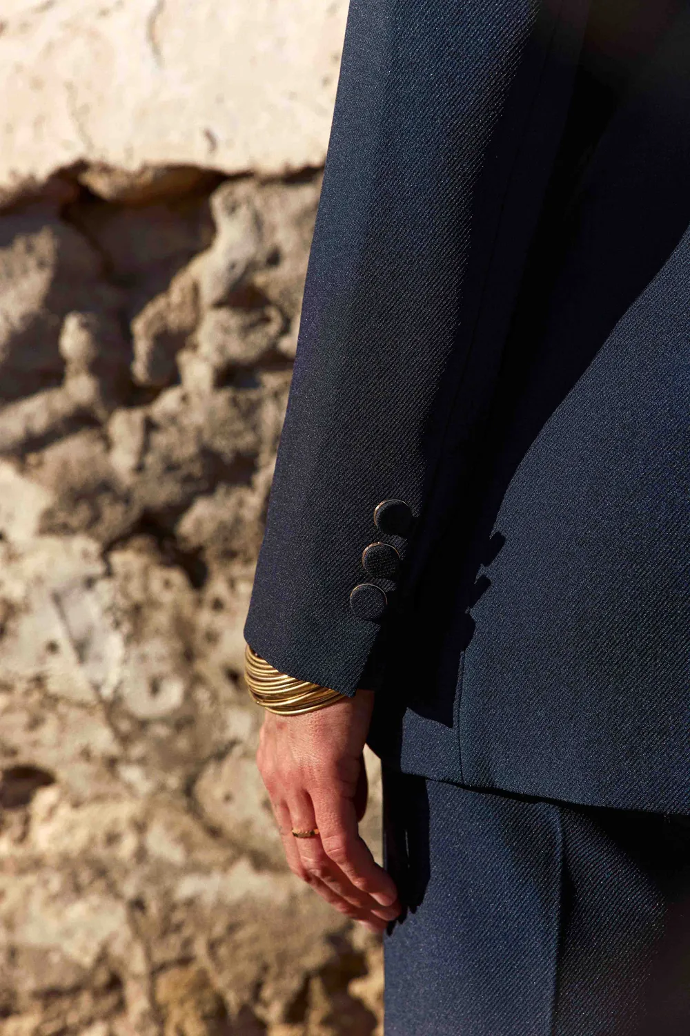 La Petite Etoile Nala blazer marine rechte pasvorm