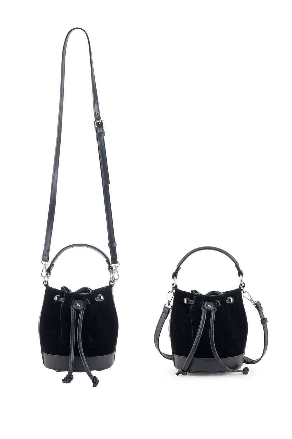 La Petite Etoile Aimmy handtas leer zwart