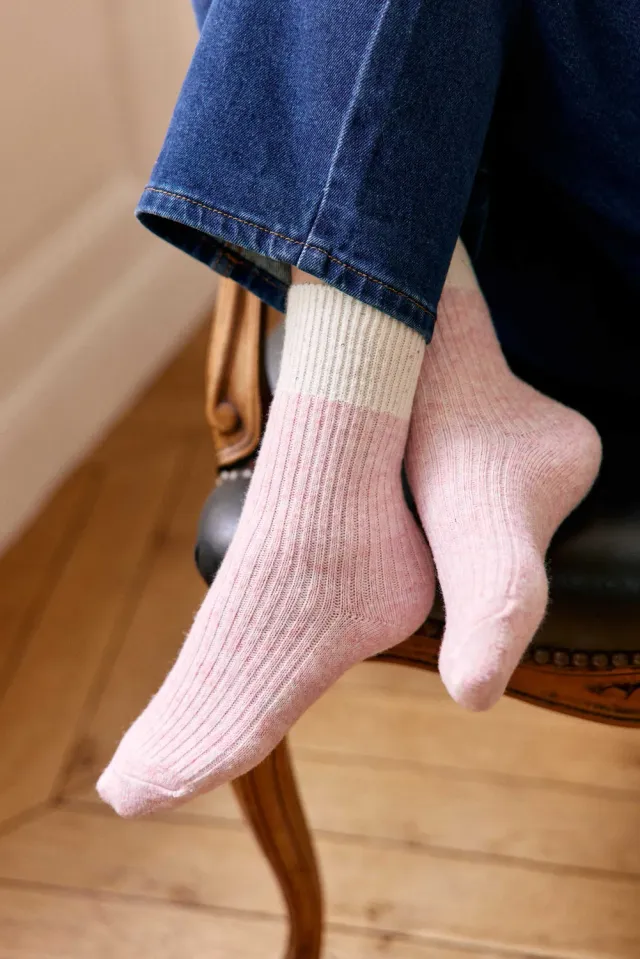 La Petite Etoile Adama sokken roze pailletten