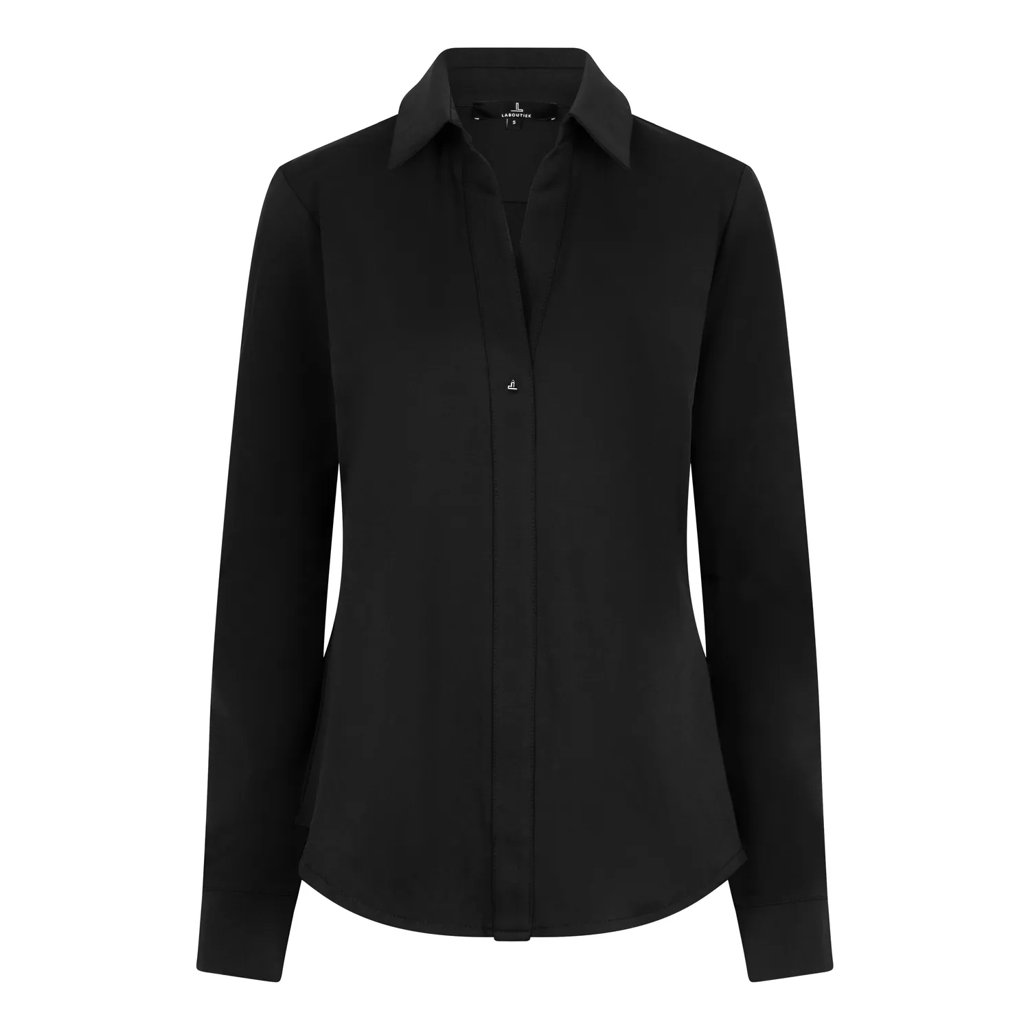 Laboutiek Ivanka Long Sleeve travel blouse zwart