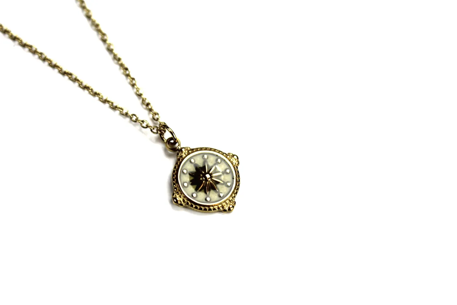 LOVEDRUNKY Leading Star ketting goud groen verstelbaar