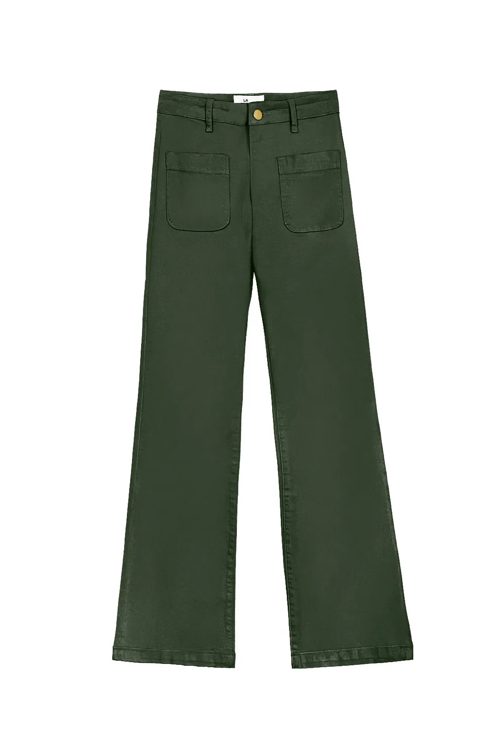 La Petite Etoile Sonny flare broek kaki hoge taille
