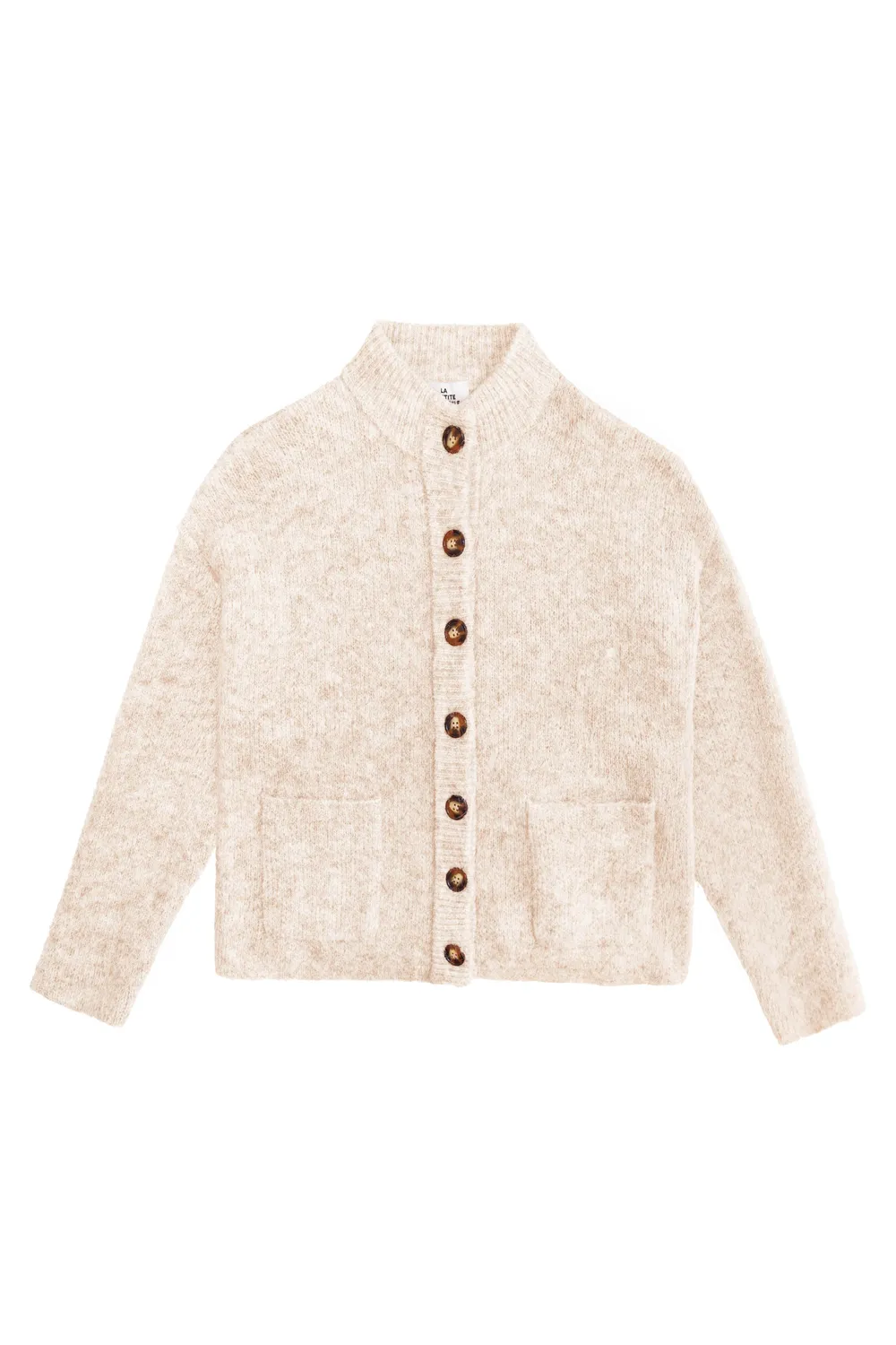 La Petite Etoile Marlin gebreid gilet beige