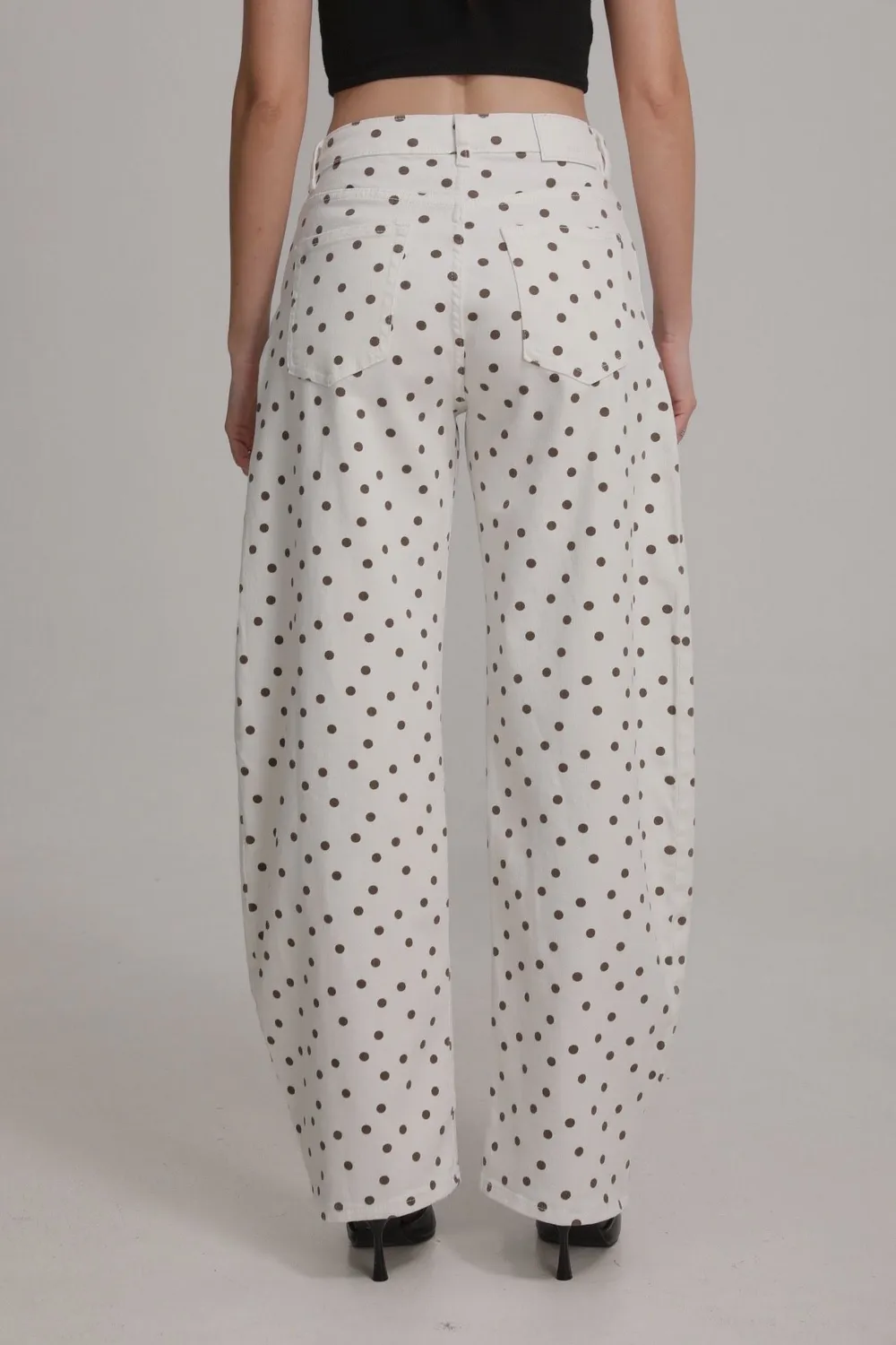 Amiek Yinthe balloon jeans wit stretch