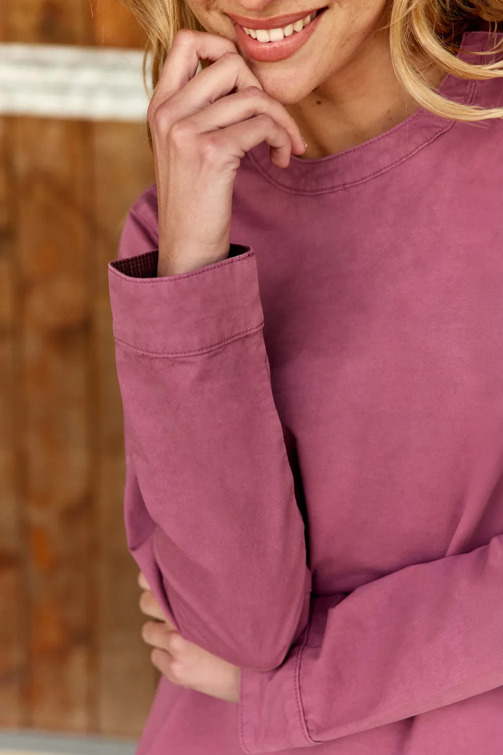 La Petite Etoile Ruolo jurk roze recht lange mouw