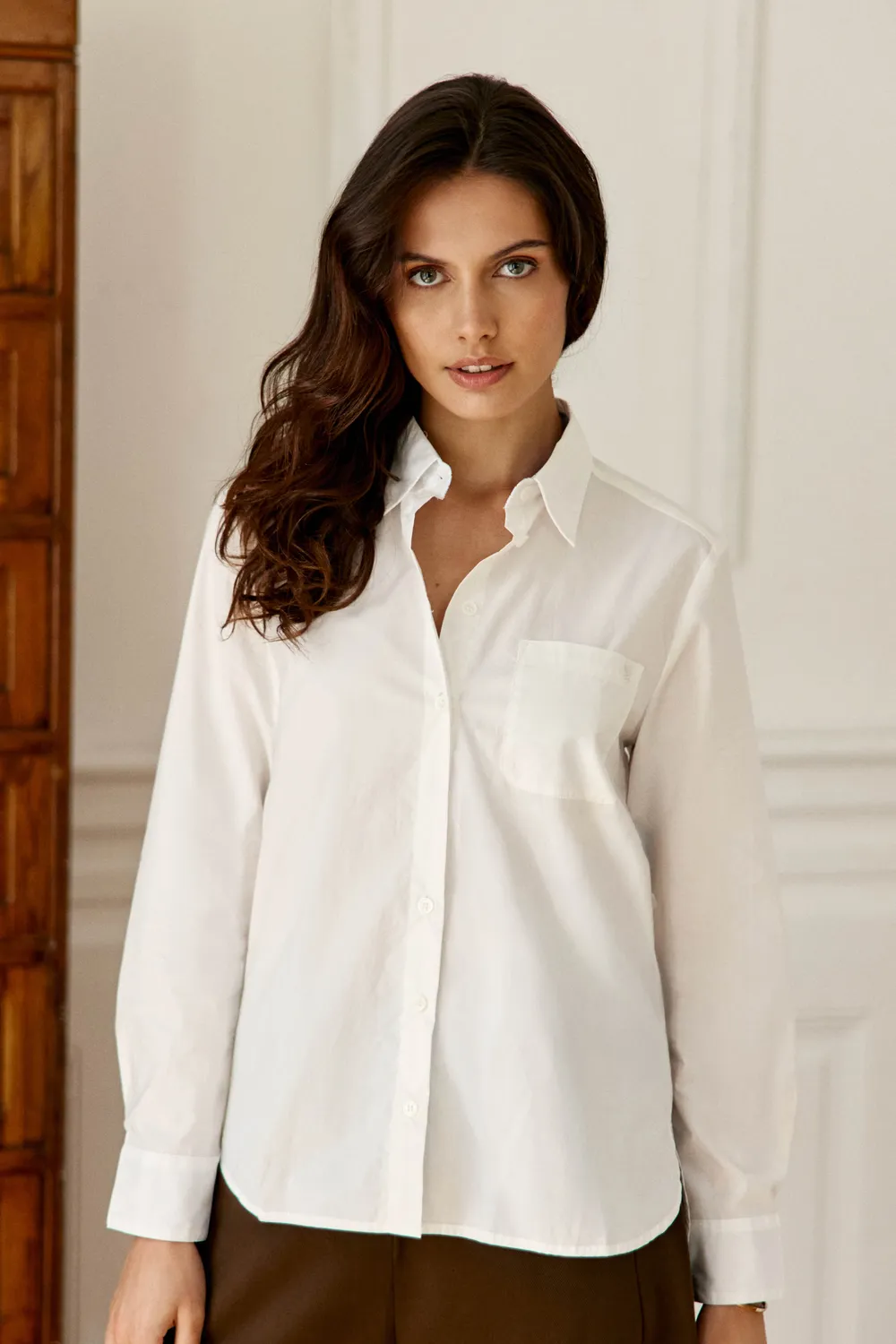 La Petite Etoile Carli blouse ecru gestreept