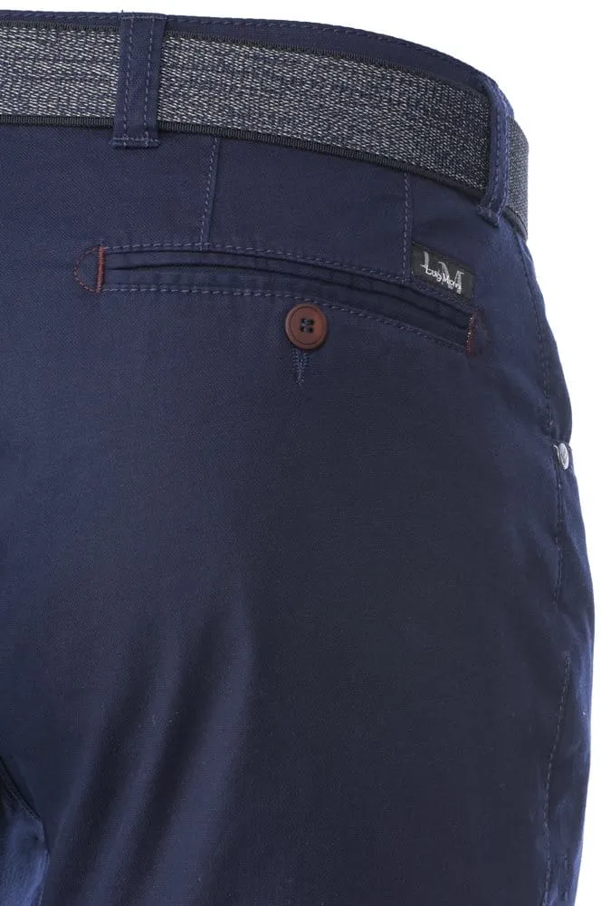 Seniorenkleding Marco herenpantalon beige katoen stretch