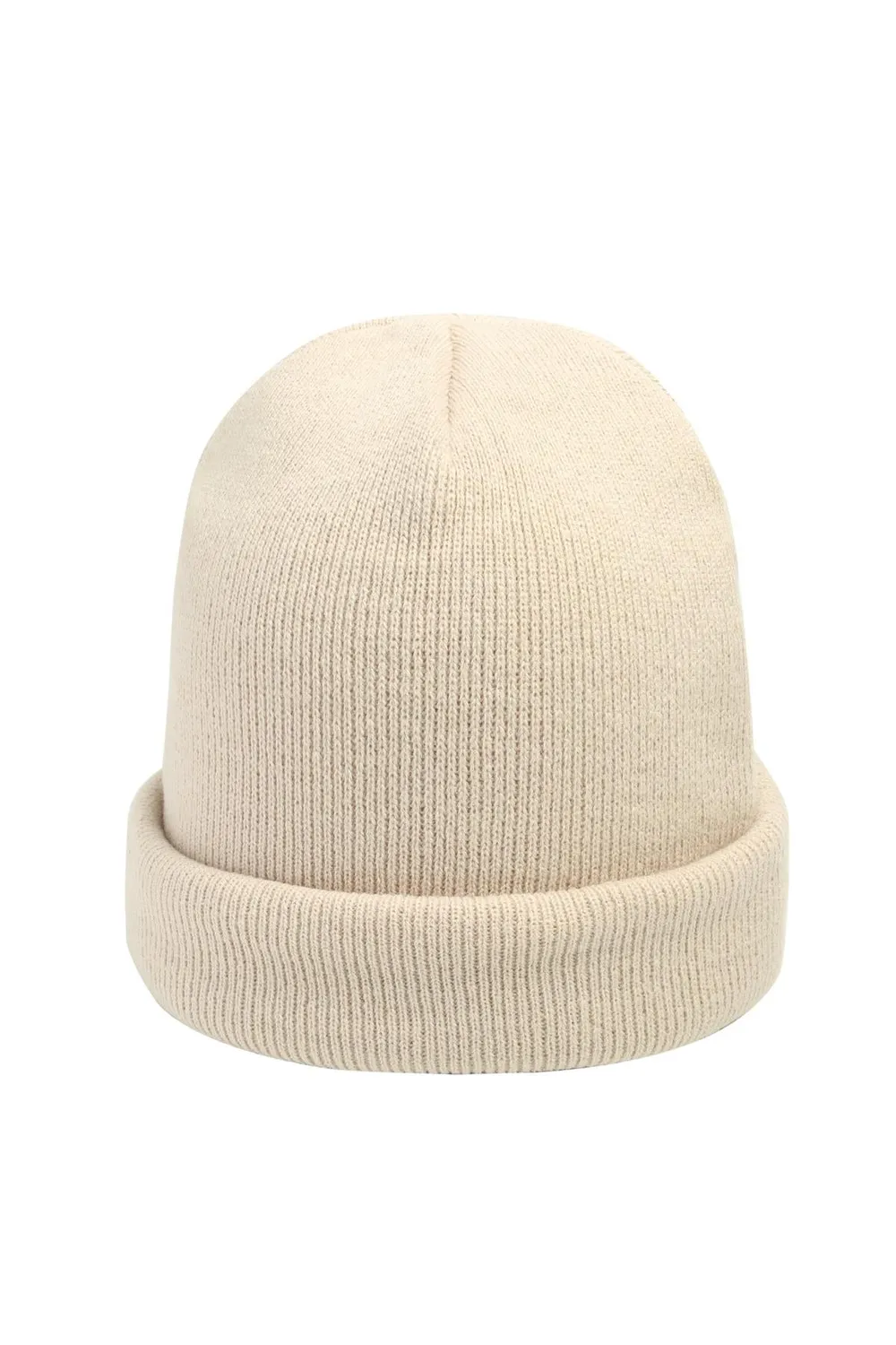 Amiek Everyday Beanie muts beige prikvrij acryl