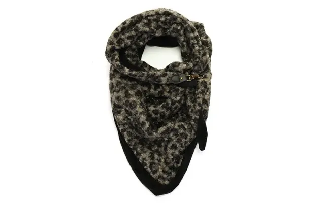Amiek La Parva sjaal black panter 180x70