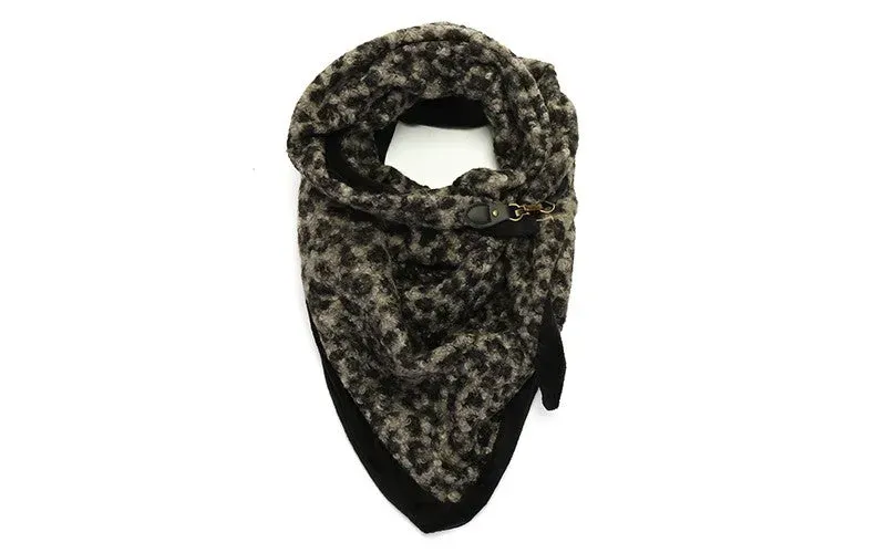 Amiek La Parva sjaal black panter 180x70