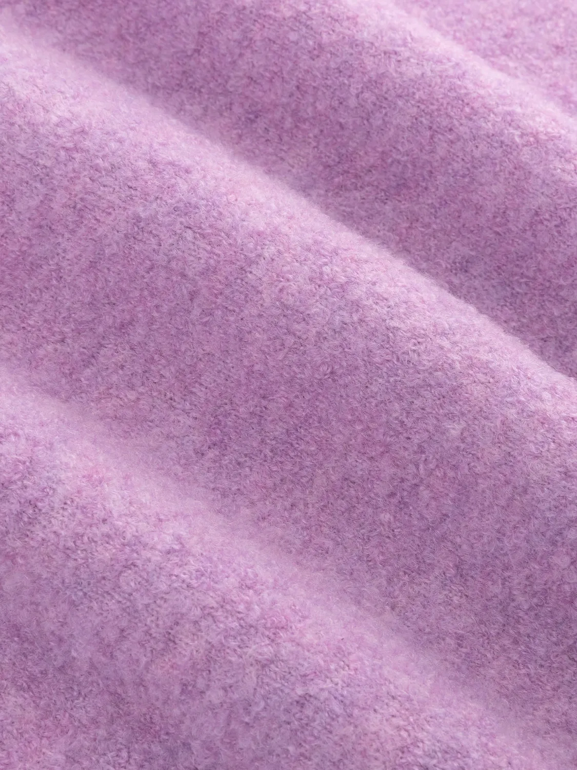 Amiek Kitty cardigan violet fijngebreid klaverknoop