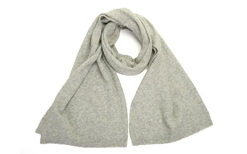 Amiek Reykjavik sjaal light grey 190x60 acryl