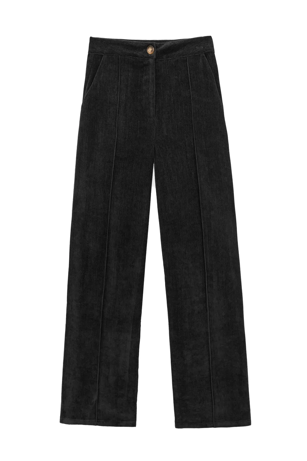 La Petite Etoile Paolar broek zwart fluweel