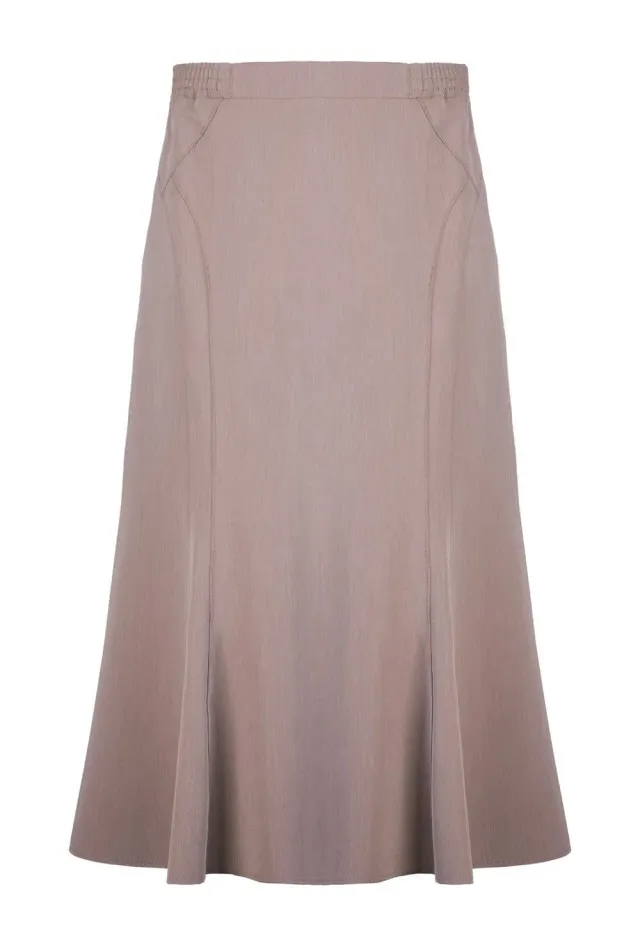 Sensia Ranco rok taupe 75 cm viscose