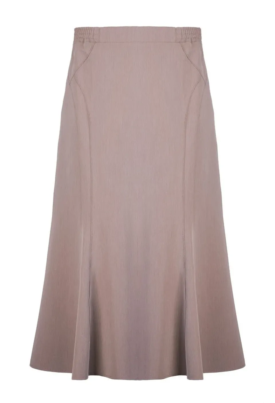 Sensia Ranco rok taupe 75 cm viscose