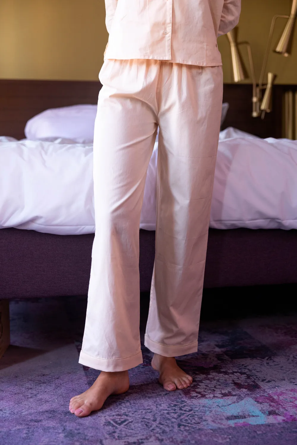La Petite Etoile Azita satijnen pyjama champagne