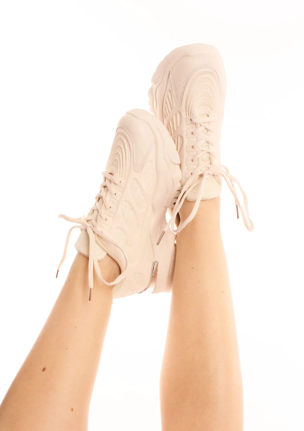 LOVEDRUNKY Sneakers Metal sneakers beige uni