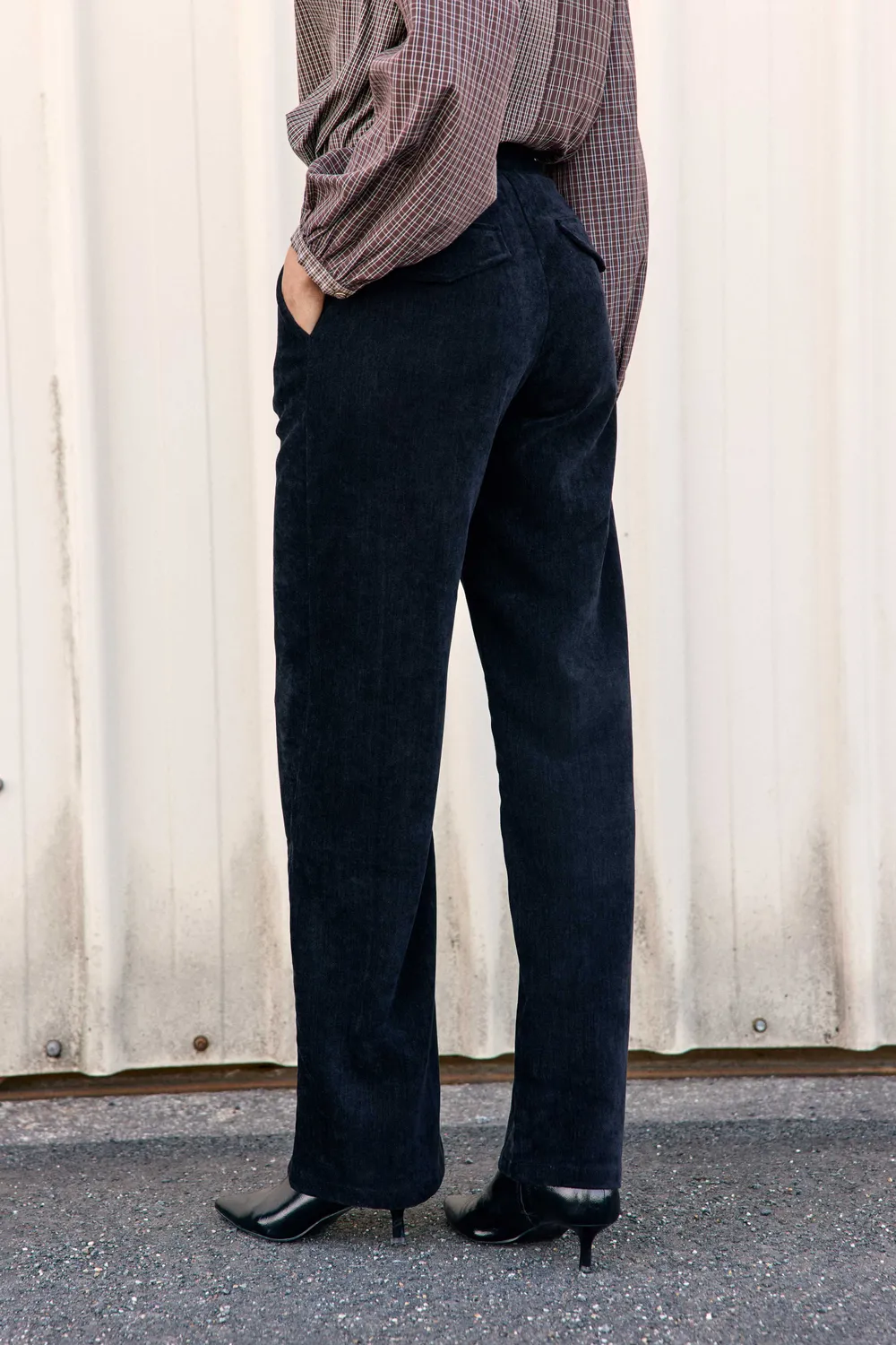 La Petite Etoile Paolar broek zwart fluweel