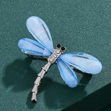 Tatyana Enchanted Dragonfly broche groen libelle