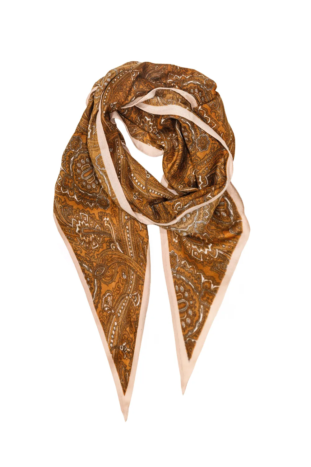 La Petite Etoile Alaya sjaal camel paisley