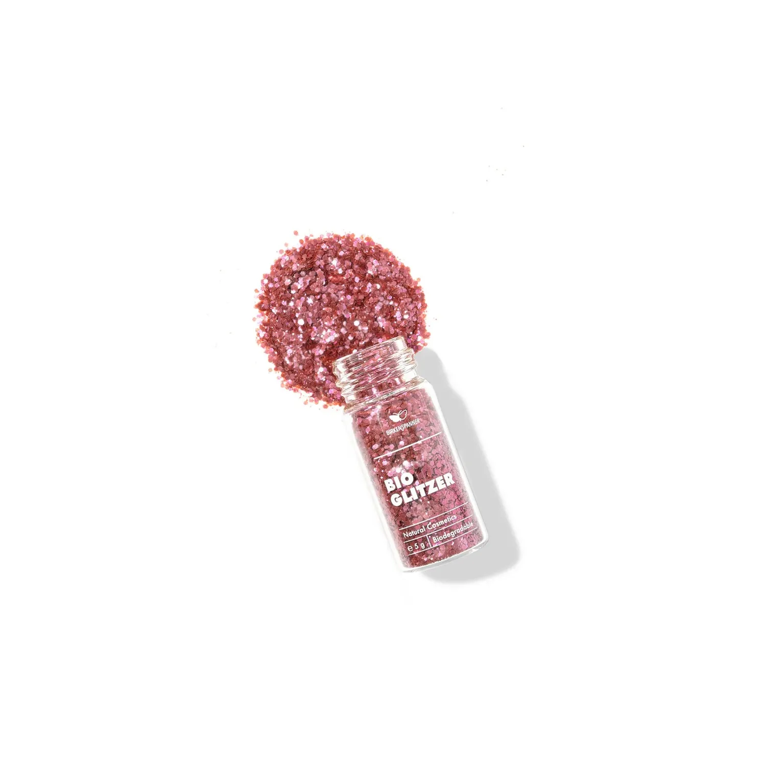 Amiek Birkenspanner Bio Glitter 5 gram pink dixie