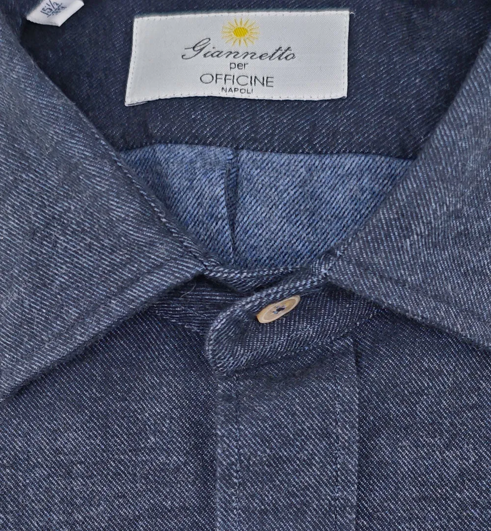 Sanfort FW419 A2250C 47 03 overhemd navy blauw katoen