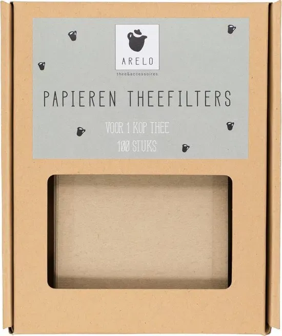 Arelo Papieren Theefilters 100 stuks 13x7cm