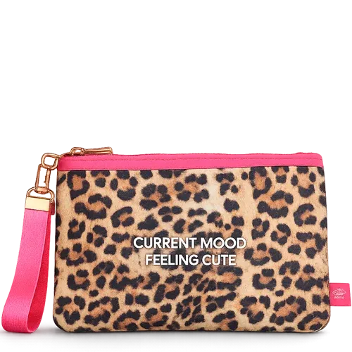 Amiek Feeling Cute toilettas panterprint 21x14 cm