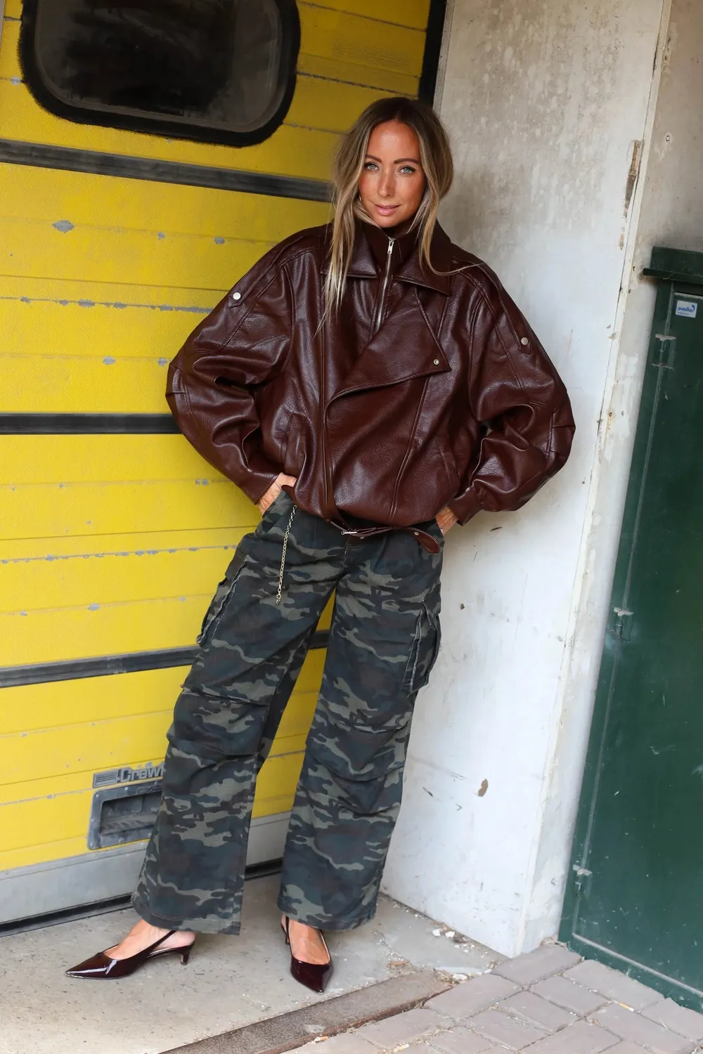 Amiek Emilia Jacket Oversized jas bordeaux onesize