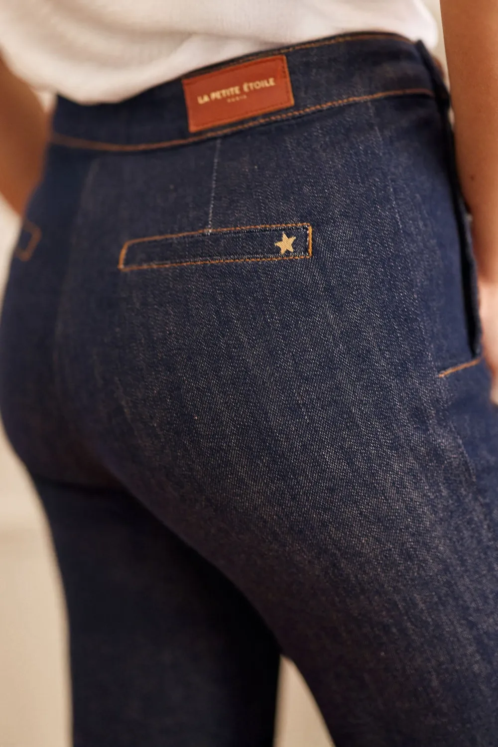 La Petite Etoile Paulie jeans brut rechte pijp