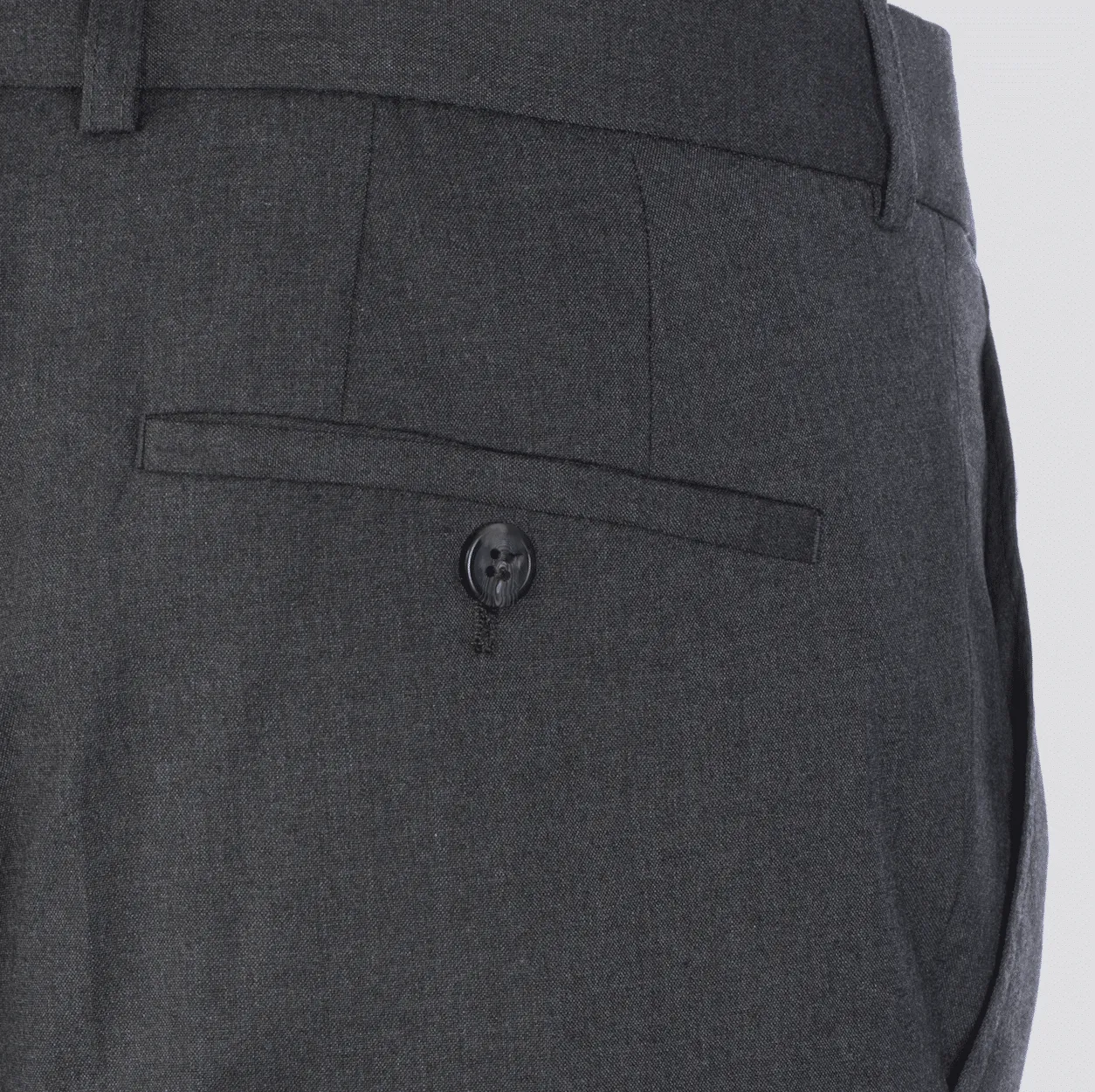 Luigi TL heren pantalon antraciet wol touch