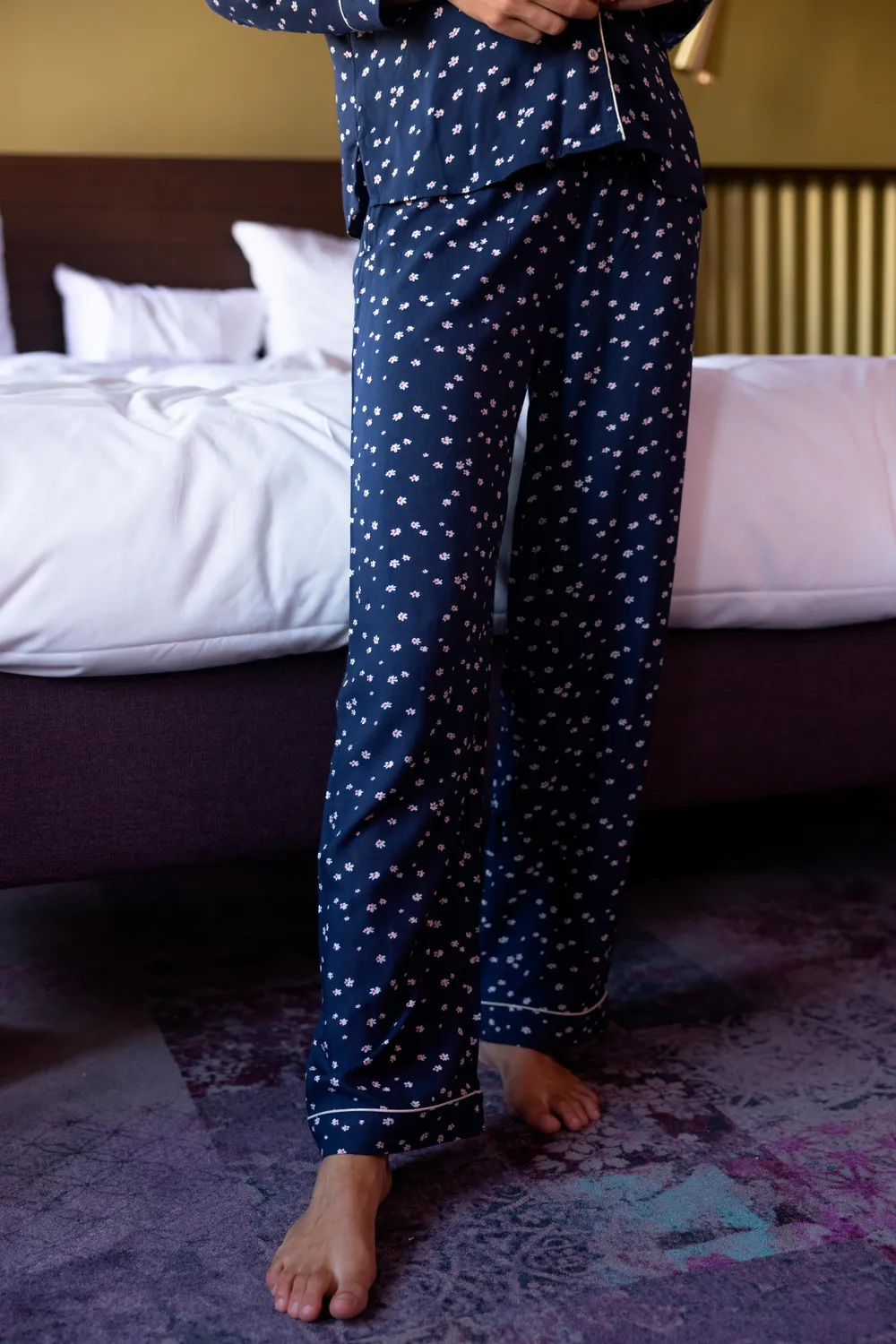 La Petite Etoile Moska pyjama set bloemenprint