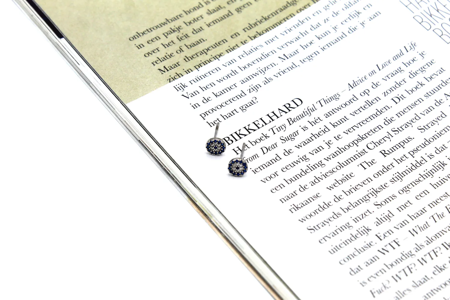 LOVEDRUNKY Studs Diamonds oorbellen zilver 0,5 cm