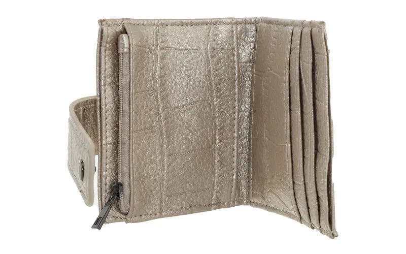 Amiek Merida portemonneetje champagne 13,5 cm