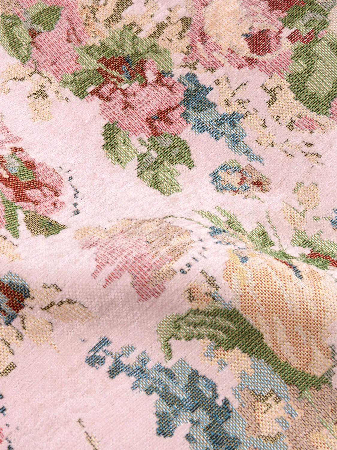 Amiek Calisto jacket roze jacquard bloemen cropped