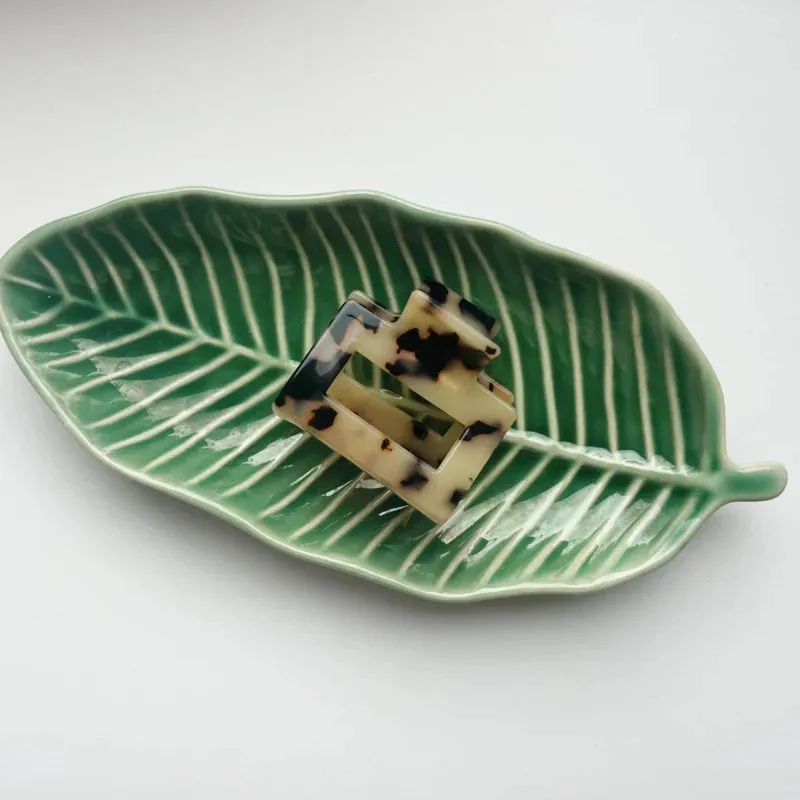 Amiek Babette haarklem tortoise beige-zwart