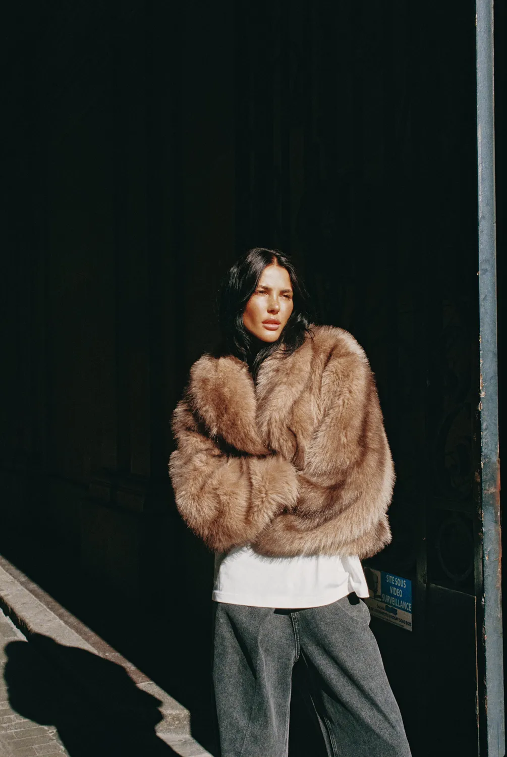 Refined Department Luka Faux Fur jas bruin