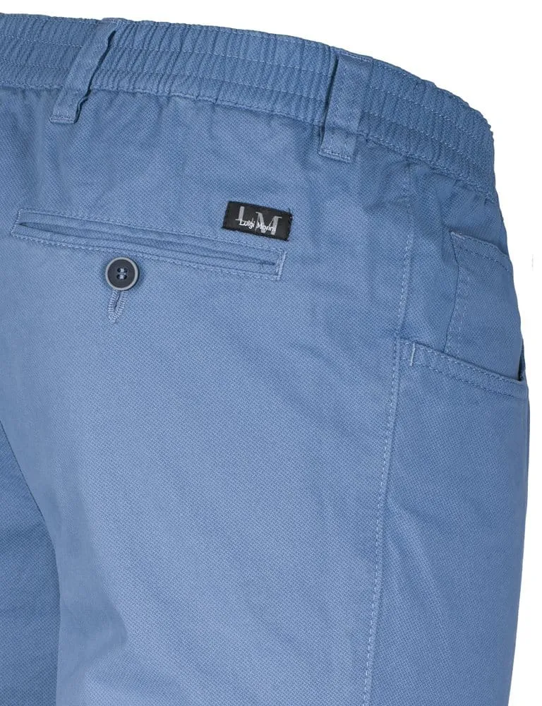 Luigi Morini Niels heren pantalon katoen lichtblauw